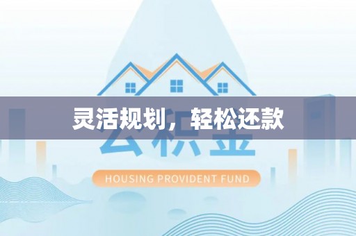 三明灵活规划，轻松还款