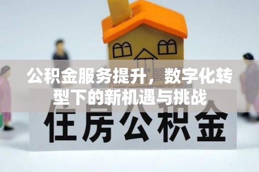 三明公积金服务提升，数字化转型下的新机遇与挑战