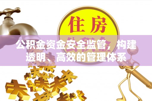 三明公积金资金安全监管，构建透明、高效的管理体系