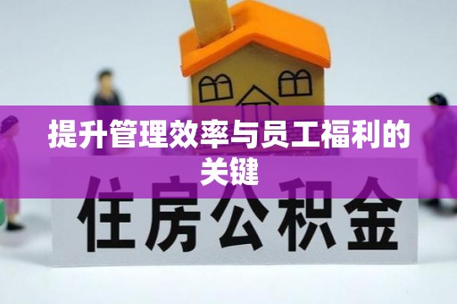 三明提升管理效率与员工福利的关键
